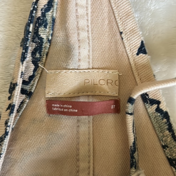 Anthropologie Pilcro floral overalls - Picture 5 of 6